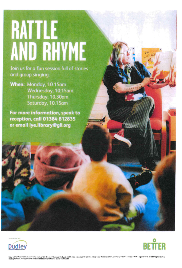 Lye Library - Rattle and Rhyme